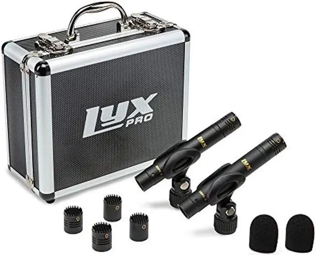 Alt view image 9 of 14 - LyxPro Pencil Condenser Stick Microphones Omni, Cardioid, Super Cardioid Capsule