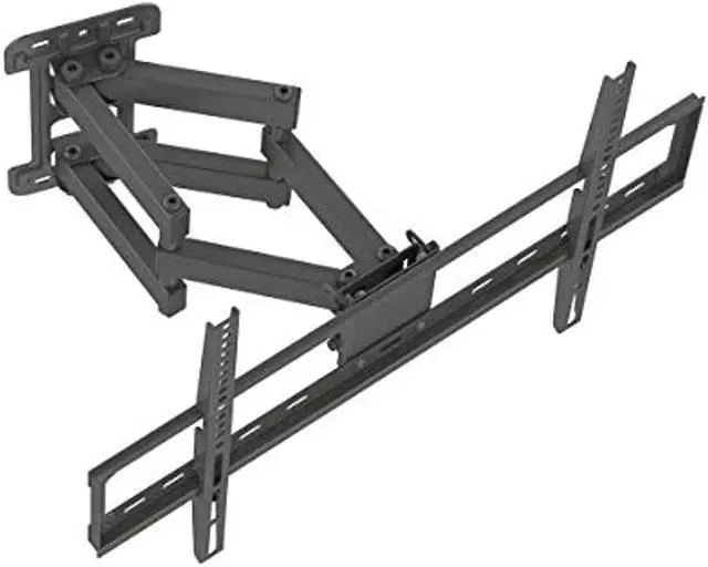Alt view image 6 of 13 - Monoprice Titan Series Full Motion Single Stud Dual Arm Wall Mount For Large Up to 70" Inch TVs Displays, Max 99 LBS. 200x200 to 600x400, Black