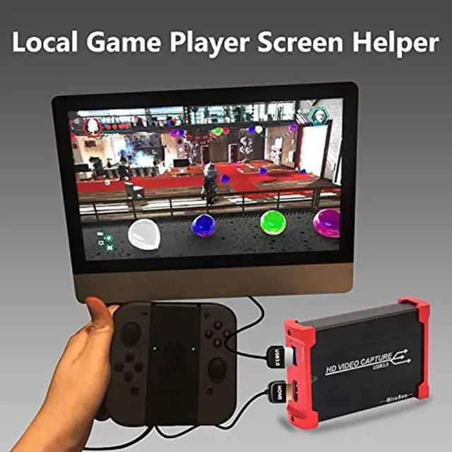 Alt view image 9 of 12 - MiraBox Game Capture - HSV321 4K In 1080P@60fps YuY2 Capture Out HDMI to USB3.0 Video Capture Card for Facebook YouTube Game Live Stream With 4K HDMI Loopout Support Windows Mac OS X