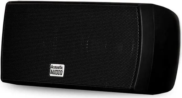 Alt view image 6 of 6 - Acoustic Audio AA32CB Mountable Indoor Center Speaker 300 Watts Black Bookshelf