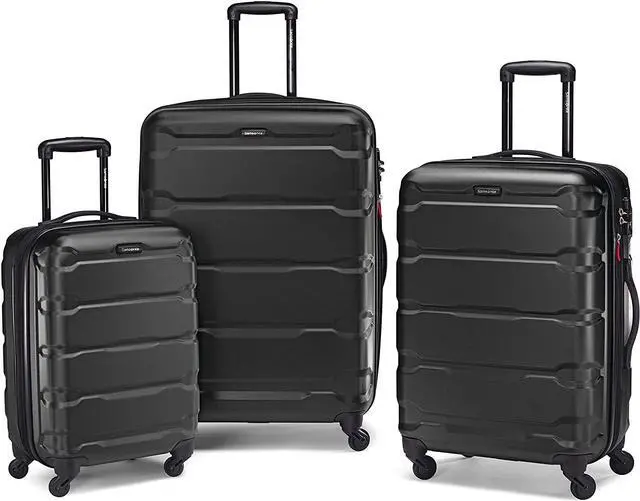 Alt view image 14 of 15 - Samsonite Omni Hardside 3-Piece Nested Set - Black