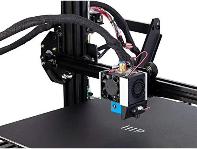 Alt view image 8 of 15 - Monoprice MP10 3D Printer - Black with (300 x 300 mm) Magnetic Heated Build Plate, Resume Printing Function, Assisted Leveling, and Touch Screen