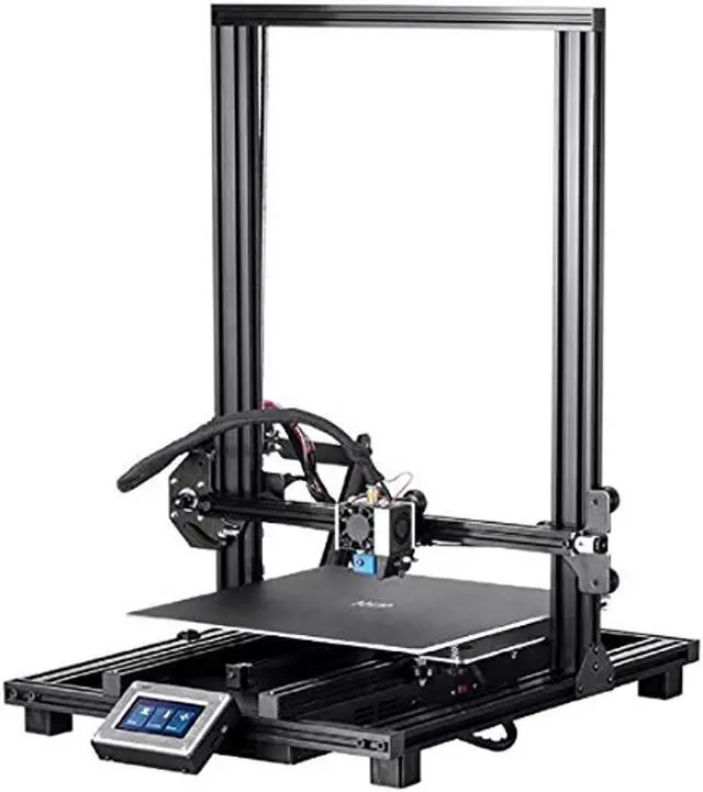 Alt view image 7 of 15 - Monoprice MP10 3D Printer - Black with (300 x 300 mm) Magnetic Heated Build Plate, Resume Printing Function, Assisted Leveling, and Touch Screen