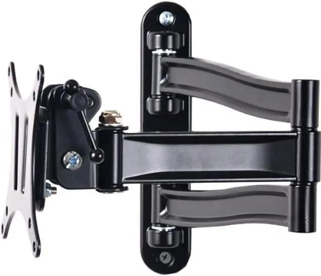 Alt view image 10 of 10 - VideoSecu Tilt Swivel LCD LED TV Monitor Wall Mount for most 15 - 27 inch 3D HDTV Flat Panel Screen Display Articulating Arm Full Motion Bracket - VESA 75/100mm A28