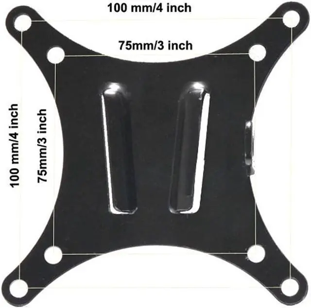 Alt view image 7 of 10 - VideoSecu Tilt Swivel LCD LED TV Monitor Wall Mount for most 15 - 27 inch 3D HDTV Flat Panel Screen Display Articulating Arm Full Motion Bracket - VESA 75/100mm A28