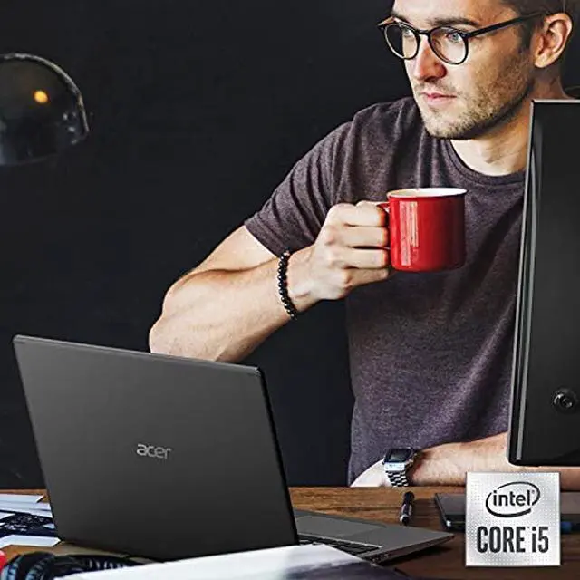 Alt view image 2 of 7 - Acer Aspire 5 A515-55T-53AP, 15.6" HD Touch Display, 10th Gen Intel Core i5-1035G1, 8GB DDR4, 256GB NVMe SSD, WiFi 6, HD Webcam, Backlit Keyboard, Windows 10 Home