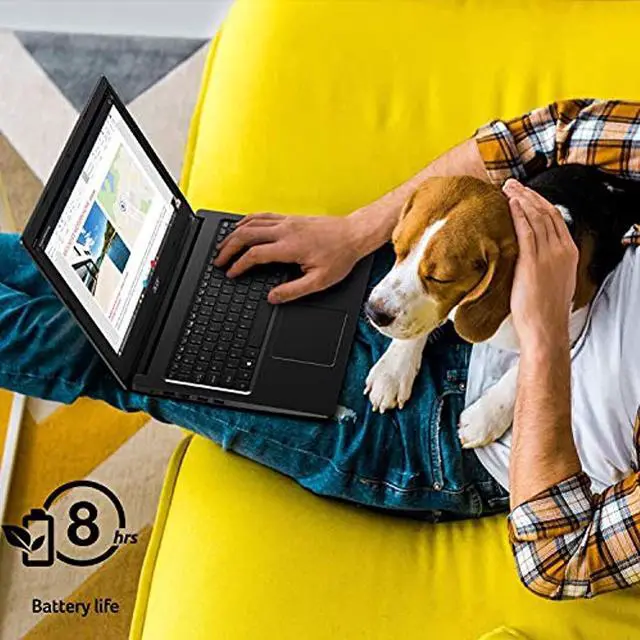 Alt view image 4 of 7 - Acer Aspire 5 A515-55T-53AP, 15.6" HD Touch Display, 10th Gen Intel Core i5-1035G1, 8GB DDR4, 256GB NVMe SSD, WiFi 6, HD Webcam, Backlit Keyboard, Windows 10 Home