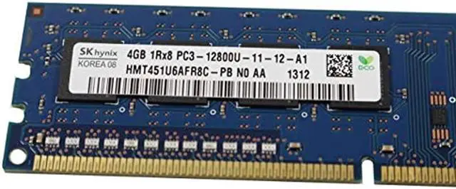 Alt view image 3 of 7 - HYNIXHynix Hmt451U6Afr8C-Pb Hynix 4Gb (1X4Gb) Pc312800U Single Rank Unbuffered Nonecc 1Rx8 Ddr3 Desktop Memory