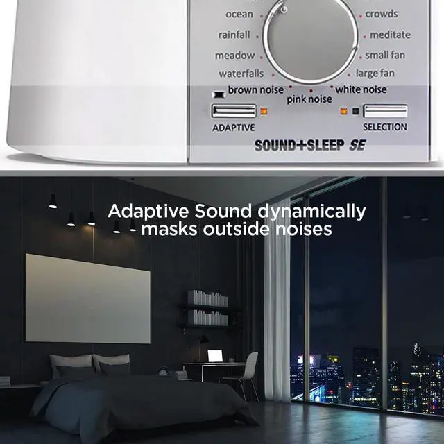 Alt view image 3 of 7 - Adaptive Sound Technologies ASM1005 Sound+Sleep SE
