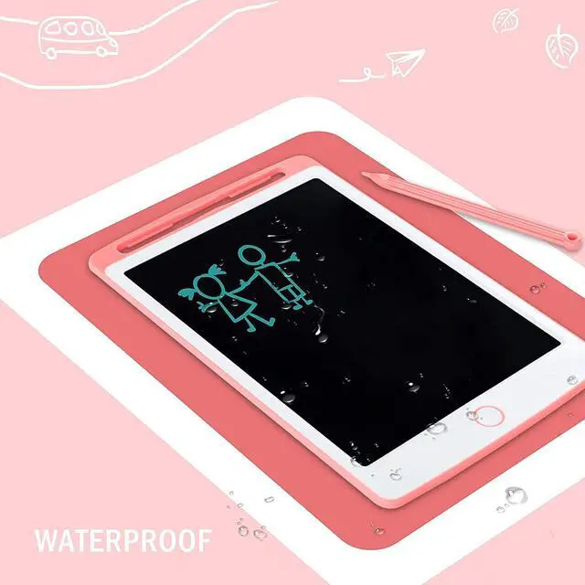 Alt view image 2 of 7 - JONZOO LCD Writing Tablet, Electronic Graphics Ewriter Digital Board Mini Drawing Pad with Handwriting Stylus Reusable Portable for Kids and Adults(8.5 inches Pink)