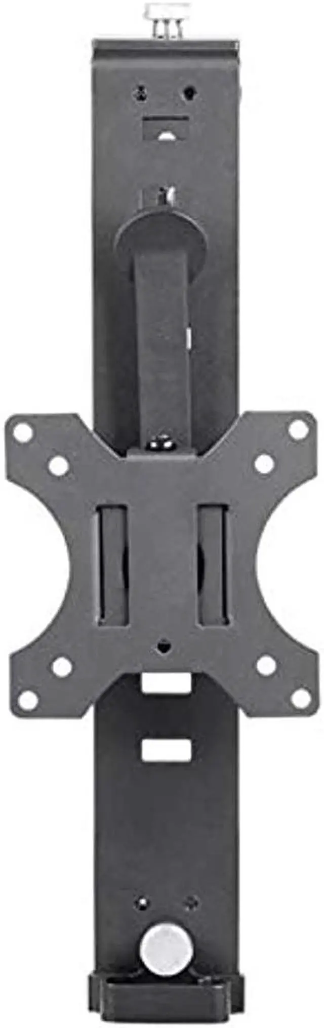 Alt view image 10 of 20 - Monoprice Cubicle Flat Panel Monitor Mount - Black | Ultra-Thin, Adjustable Height, Durable - Workstream Collection