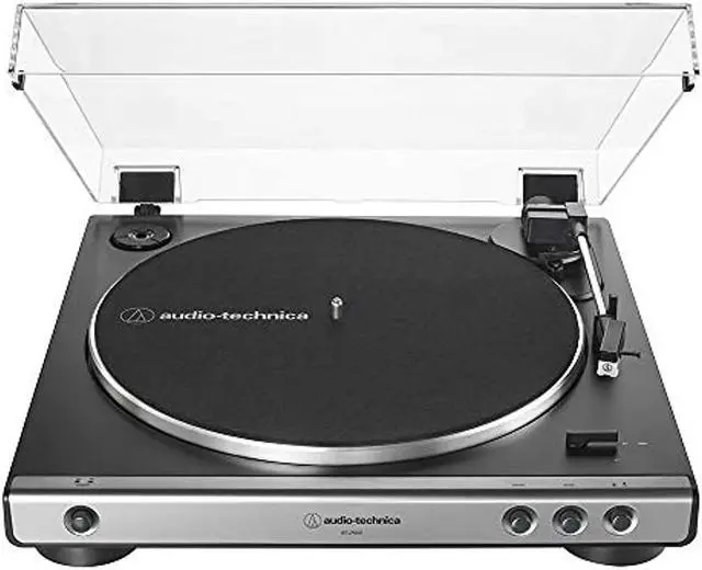 Alt view image 11 of 20 - Audio Technica Fully Automatic Belt-Drive Turntable - Gun Metal