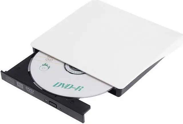 Alt view image 6 of 6 - Padarsey External DVD CD Drive for Laptop USB 3.0 External DVD-RW Player CD Drive, Optical Burner Writer Rewriter for Mac Computer Notebook Desktop PC Windows 7/8/10, Slim White