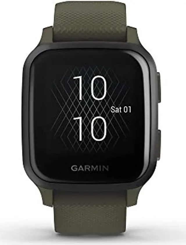 Alt view image 7 of 20 - Garmin Venu SQ Music Edition - Moss with Slate Bezel