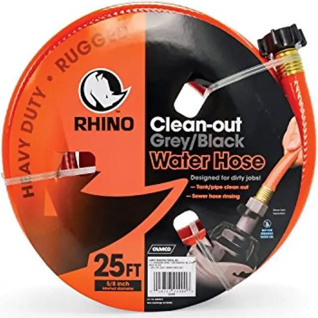 Alt view image 4 of 15 - Waste Water Hose Rhinoflex (Tm) Use To Flush Black Water Holding Tanks/ Gray Water Holding Tanks And Tote Tanks Compa