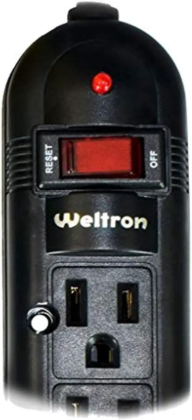Alt view image 14 of 19 - WELTRON 10ft Power Cord 6-Outlet Surge Protector Power Strip Black WSP600PLF10BK