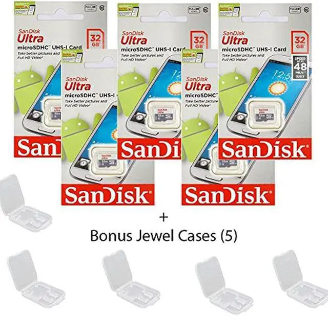 Alt view image 2 of 2 - SanDisk Ultra 32GB UHS-I Class 10 MicroSDHC Memory Card Up to 48mb/s SDSQUNB-032G