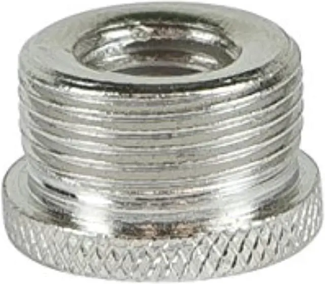 Alt view image 6 of 10 - Monoprice Screw Thread Adapter for Microphone Stand (5/8in Male to 3/8in Female)