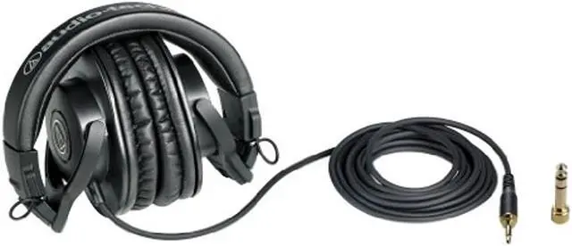 Alt view image 19 of 20 - Audio-Technica ATH-M30x Professional Monitor Headphones, 96dB, 15-20kHz- Black