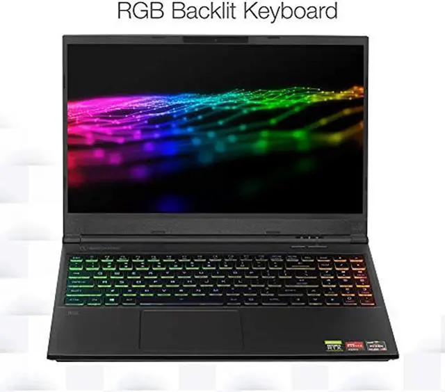 Alt view image 13 of 20 - Evoo Gaming 15.6” Laptop, FHD, 120Hz, AMD Ryzen 7 4800H Processor, NVIDIA GeForce RTX 2060, THX Spatial Audio, 512GB SSD, 16GB RAM, RGB Backlit Keyboard, HD Camera, Windows 10 Home, Black (EG-LP7-BK)
