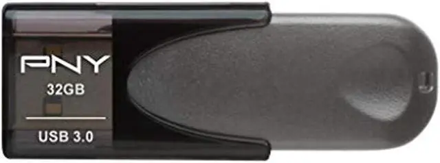 Alt view image 6 of 20 - PNY - Elite Turbo Attache 4 32GB USB 3.0 Type A Flash Drive - Black