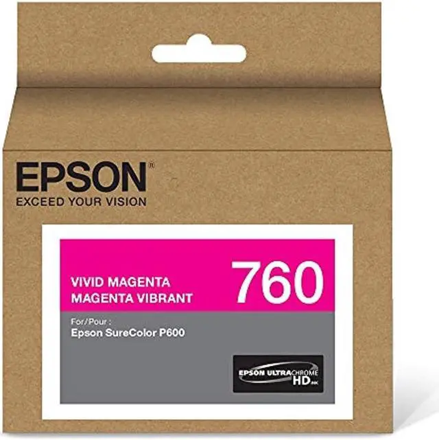 Alt view image 4 of 9 - Epson 760 Vivid Magenta Ink Cartridge