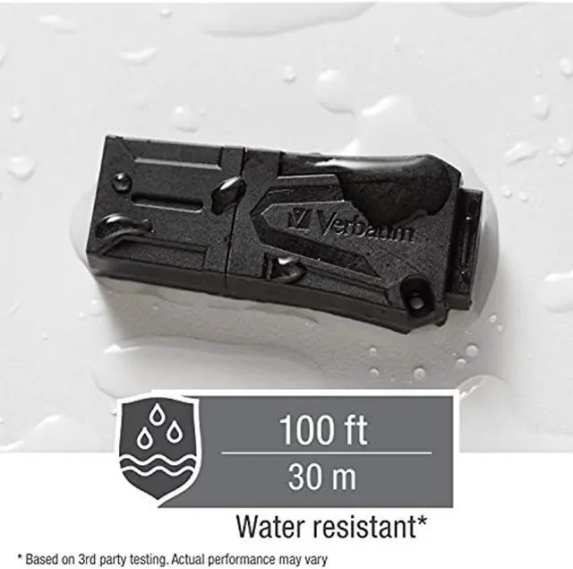 Alt view image 9 of 20 - Verbatim 32GB Toughmax USB Flash Drive - Water Resistant  99849