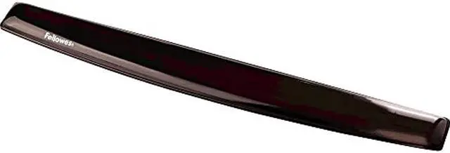 Alt view image 3 of 20 - Fellowes Gel Crystals Keyboard Wrist Rest, 18.5" X 2.25", Black 9112201