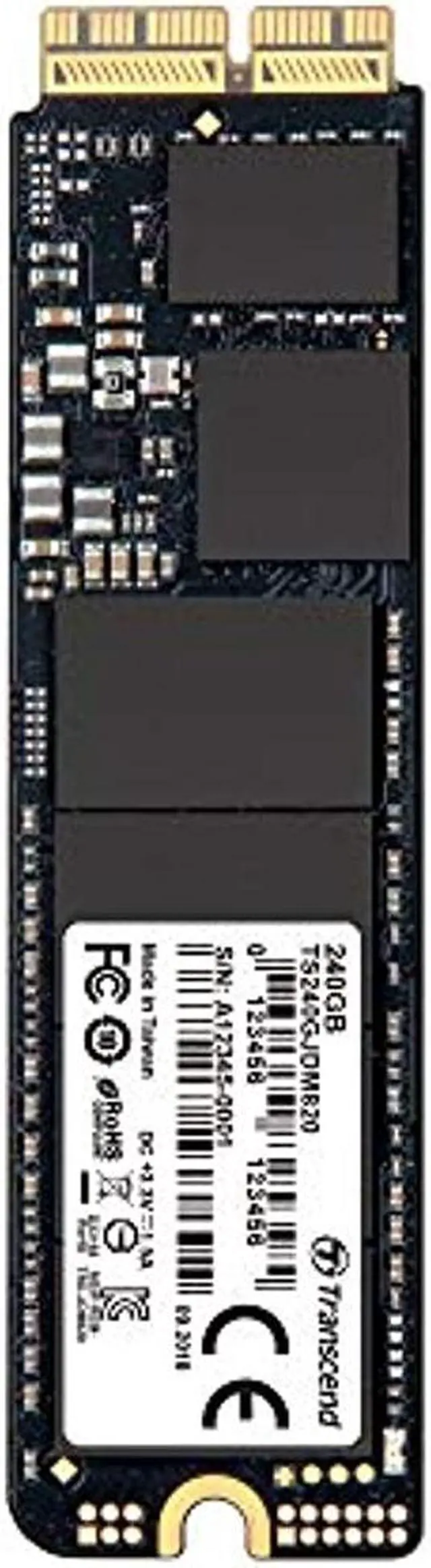 Alt view image 10 of 18 - 240GB JETDR 820 PCIE SSD MAC M13-M15