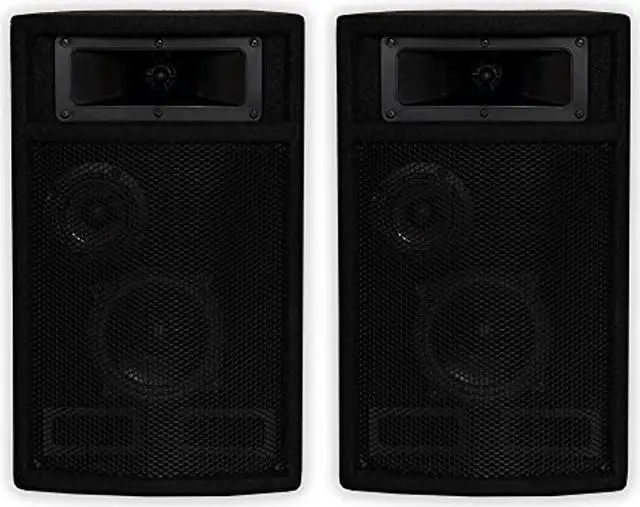 Alt view image 8 of 11 - Acoustic Audio PA-500X Passive 800 Watt 3-Way Speaker Pair DJ PA Karaoke Studio Speakers