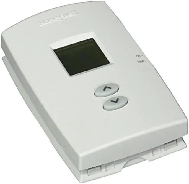 Alt view image 5 of 6 - Honeywell - TH1100DV1000 - PRO 1000 Non-Programmable Vertical Thermostat Heat Only