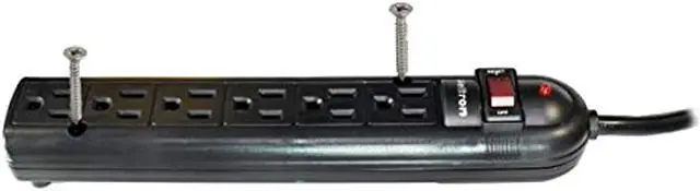 Alt view image 11 of 16 - Weltron 6-Outlet Surge Protector Power Strip WSP-600PLF-15BK