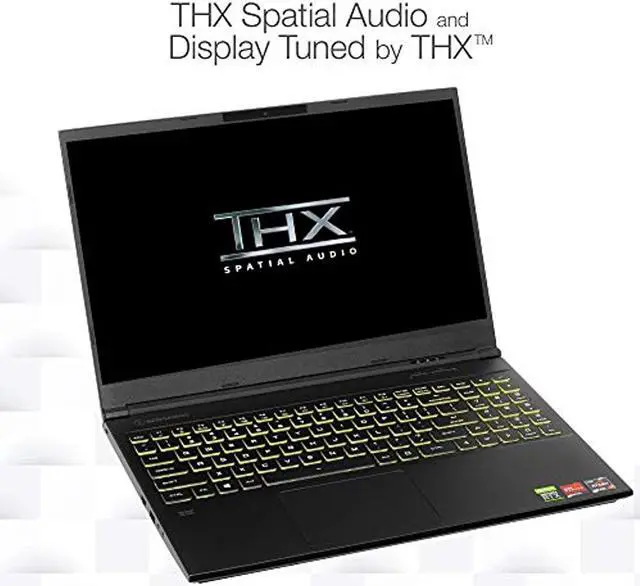 Alt view image 12 of 20 - Evoo Gaming 15.6” Laptop, FHD, 120Hz, AMD Ryzen 7 4800H Processor, NVIDIA GeForce RTX 2060, THX Spatial Audio, 512GB SSD, 16GB RAM, RGB Backlit Keyboard, HD Camera, Windows 10 Home, Black (EG-LP7-BK)