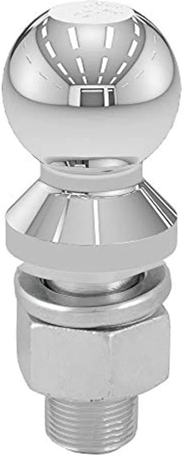 Main image of CURT Manufacturing 40009 2-5/16" Chrome Steel Trailer Hitch Ball (20,000 lbs. GTW, 1-1/4" x 2-3/4" Shank)