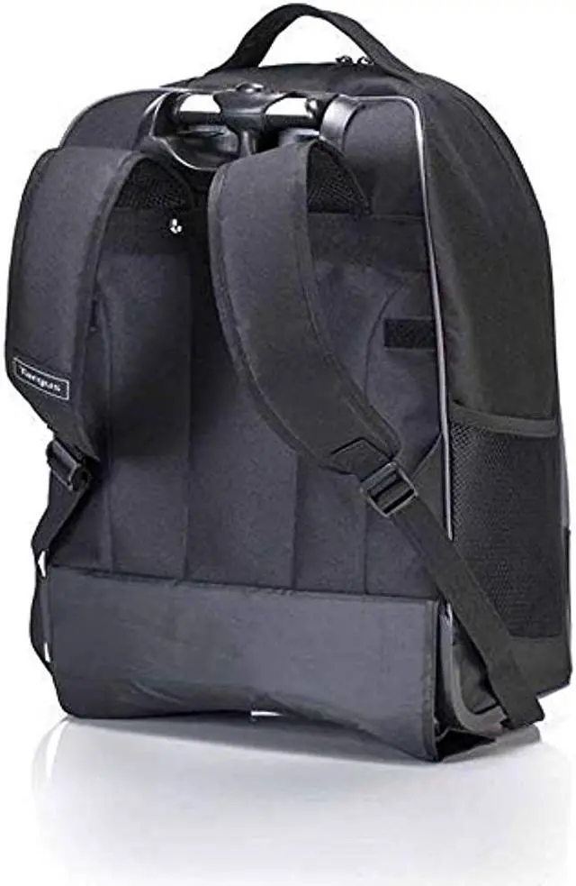 Alt view image 9 of 11 - Targus Compact TSB750US Carrying Case (Backpack) 16" to 17" Notebook - Black - Bump Resistant, Scratch Resistant - Neoprene, Mesh, Elastic - Polyester Exterior Material - 7.66 gal Volume Capacity
