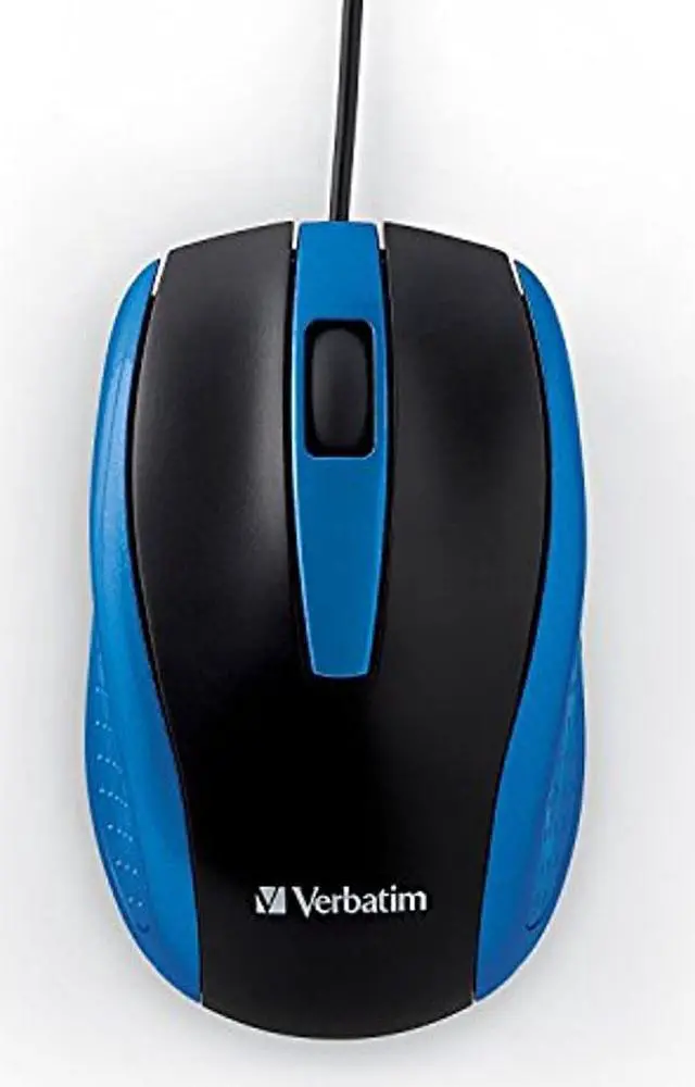 Alt view image 18 of 20 - Verbatim Mouse Optical Corded f/PCs & Macs Blue/Black 99743