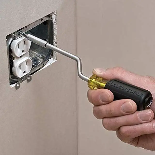 Alt view image 2 of 11 - KLEIN TOOLS 67100 Offset Multi-Bit Screwdriver,2-in-1