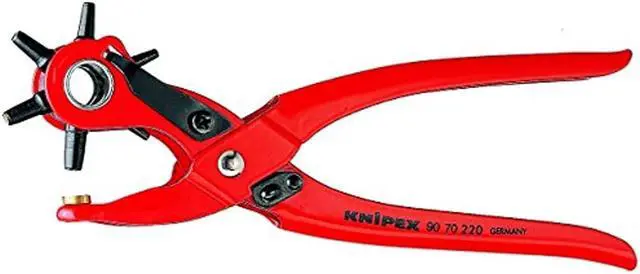 Alt view image 4 of 10 - Knipex Revolving Punch Plier,5/64 to 13/64 In  90 70 220