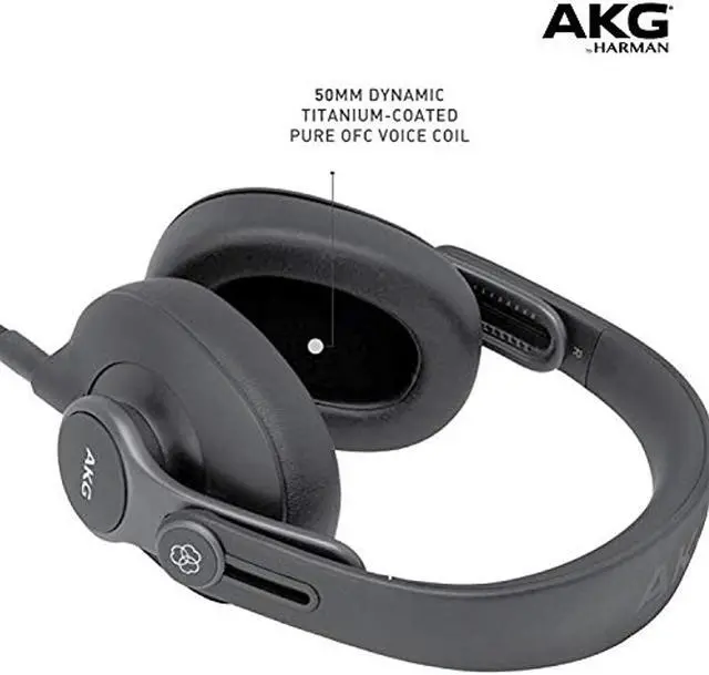 Alt view image 14 of 20 - AKG K371 Over-Ear Closed-Back Foldable Studio Headphones