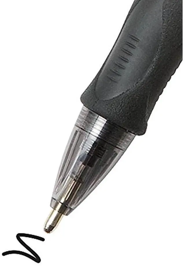 Alt view image 6 of 20 - BIC Velocity Retractable Ball Pen Black Ink 1.6 mm 36/Pack VLGB361BK