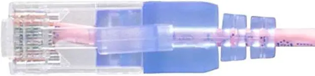 Alt view image 8 of 10 - Monoprice Cat6A Ethernet Patch Cable 5-Pack - 3 Feet - Pink | Snagless, RJ45, 550MHz, UTP, Pure Bare Copper Wire, 10G, 30AWG  - SlimRun