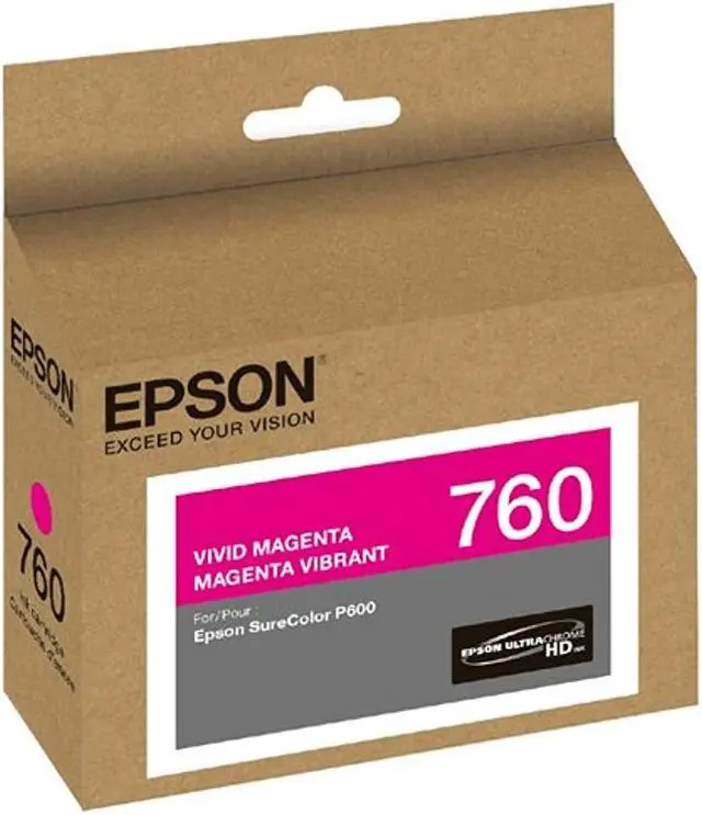 Alt view image 6 of 9 - Epson 760 Vivid Magenta Ink Cartridge