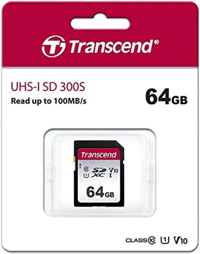 Alt view image 5 of 16 - 64GB Transcend 300S SDXC UHS-I U3 V30 SD Memory Card CL10 95MB/sec