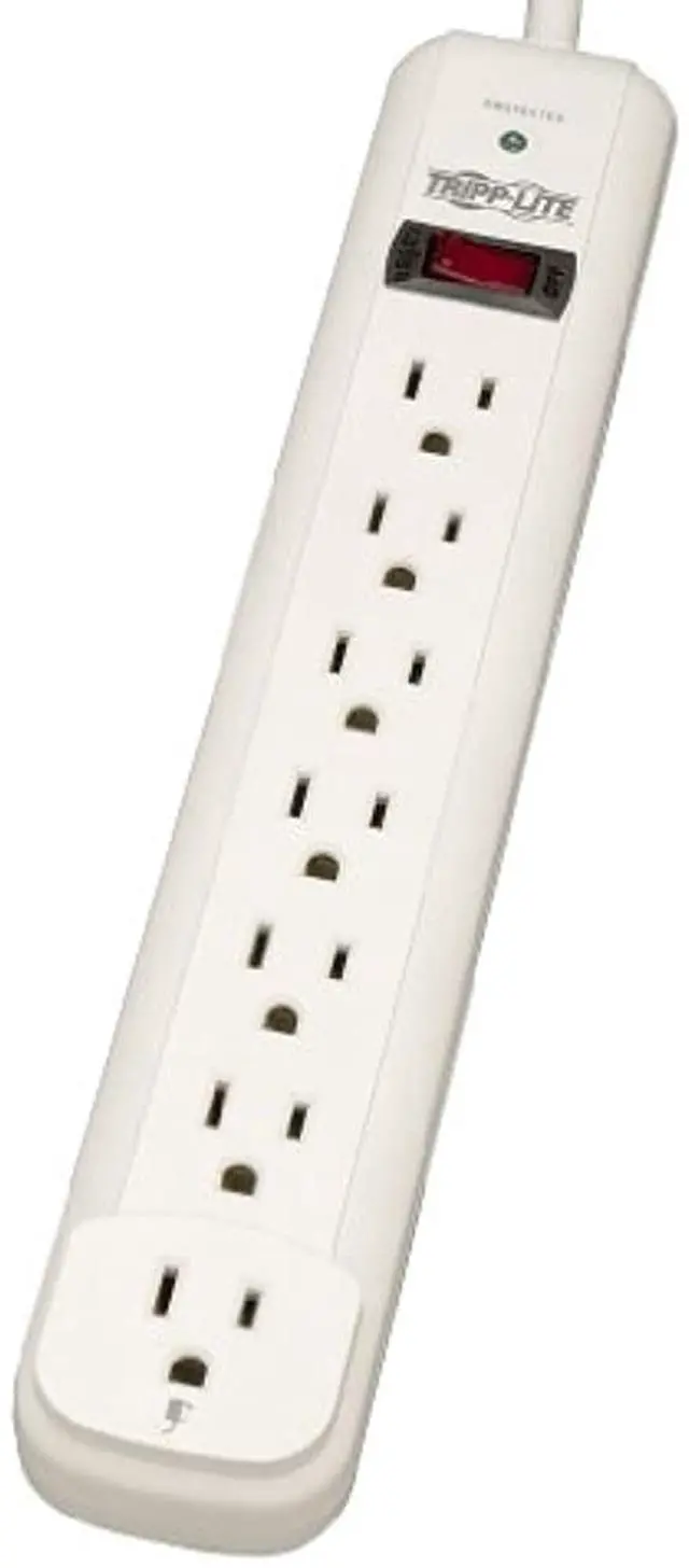 Alt view image 7 of 19 - Tripp Lite TLP725 7 Outlets 1080 Joules 25' Cord Protect It! Surge Suppressor