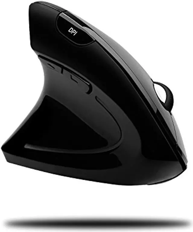 Alt view image 12 of 20 - ADESSO IMOUSEE90 ADESSO 2.4GHZ WIRELESS ERGONOMIC VERTICAL MOUSE FOR LEFT-HANDERS, BACK & FORWARD