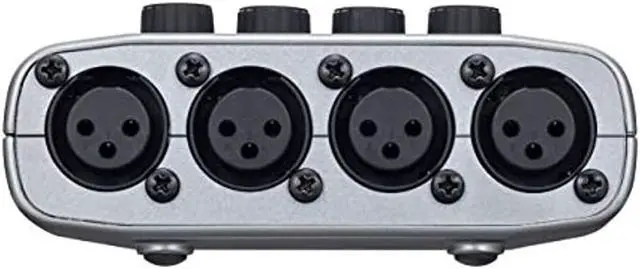 Alt view image 9 of 14 - Zoom PodTrak P4 Portable Multitrack Podcast Recorder Bundle with 4x Zoom ZDM-1 Podcast Pack