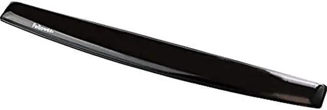 Alt view image 4 of 20 - Fellowes Gel Crystals Keyboard Wrist Rest, 18.5" X 2.25", Black 9112201