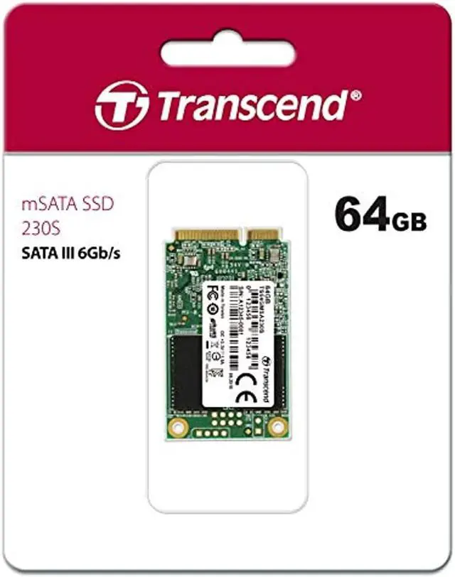Alt view image 4 of 10 - Transcend 230S 64 GB Solid State Drive - SATA (SATA/600) - Internal - mSATA