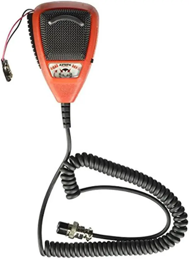 Alt view image 3 of 7 - ASTATIC TM 302-10036 RD104E ROAD DEVIL AMPLIFIED 4-PIN CB MICROPHONE