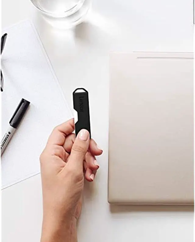 Alt view image 12 of 19 - Lexar 128GB JumpDrive TwistTurn2 2.0 USB Flash Drive, Black #LJDTT2-128ABNABK